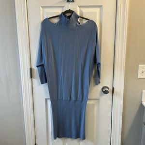 Baby blue sweater dress. Size medium.